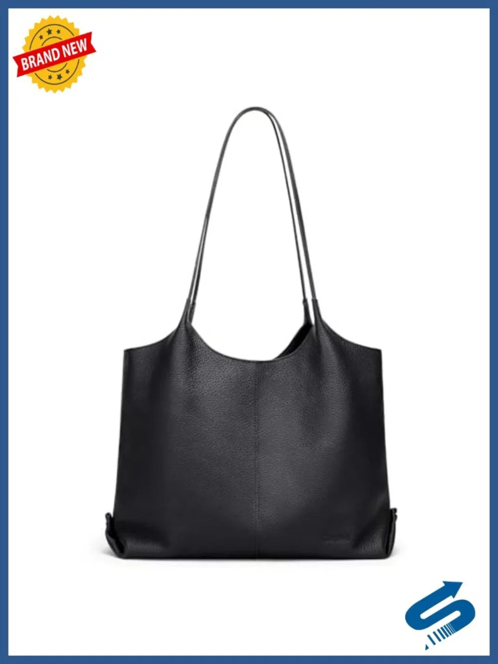 Genuine Leather Hobo Bag Large Capacity Tote Shoulder Purse Women